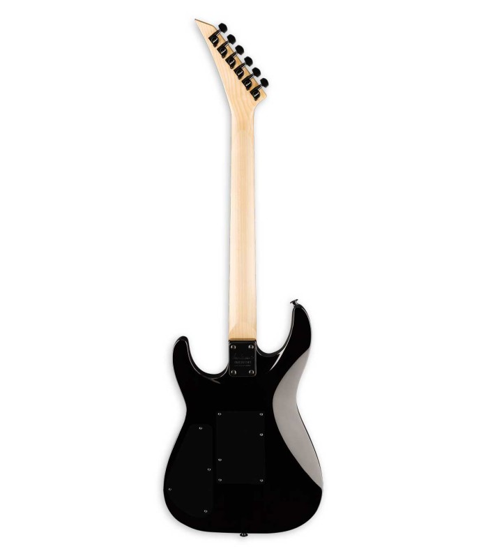 Maple neck and back of the electric guitar Jackson model JS32 Dinky DKAP Transparent Black Burst