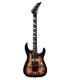 Guitarra elétrica Jackson modelo JS32 Dinky DKAP na cor Transparent Black Burst