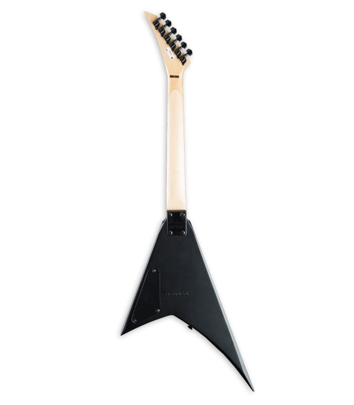 Braço em maple e costas da guitarra elétrica Jackson modelo JS Series RR Minion JS1X Satin Black