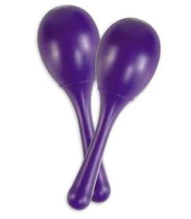 Par de maracas LP Rhythmix Chickitas em plástico resistente e com recheio de aço não tóxico