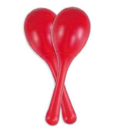 Par de maracas LP Rhythmix Chickitas em plástico resistente e com recheio de aço não tóxico