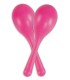 Par de maracas LP Rhythmix Chickitas em plástico resistente e com recheio de aço não tóxico