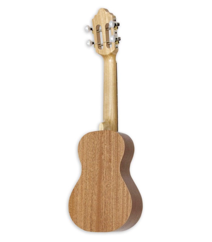 Walnut back and sides of the cavaquinho APC model 2 Hearts Soundhole Birabaile