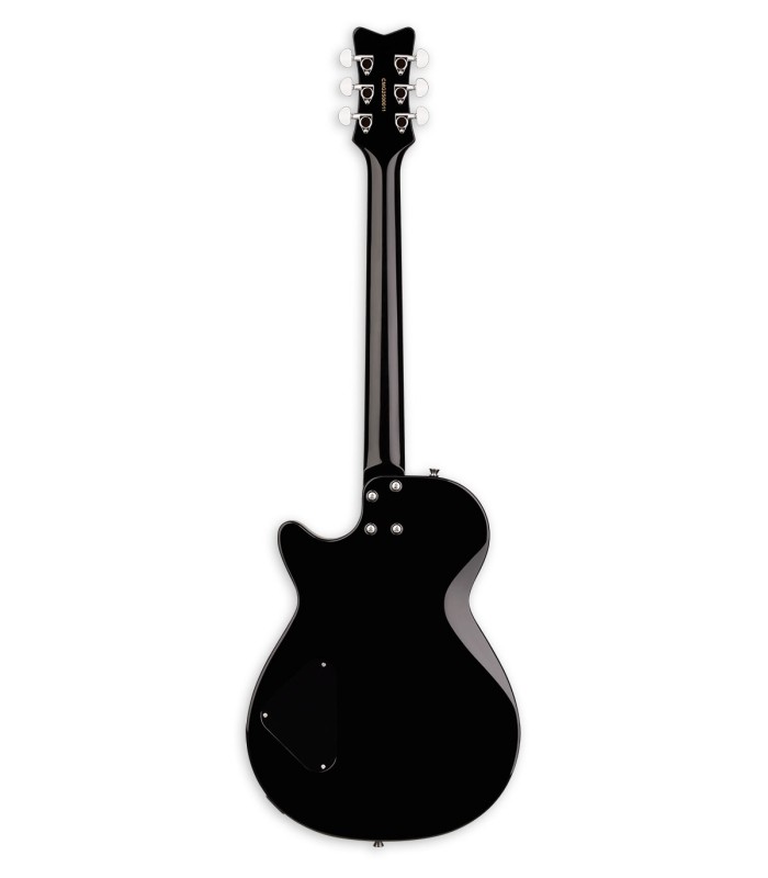 Back of the electric guitar Gretsch model streamliner Jet 1 Pickup Jet in Black color