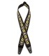 Fender Pasadena Woven Strap with Yellow Clover pattern
