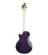 Costas da guitarra elétrica Jackson modelo JS22Q Monarkh SC Transparent Purple Burst (Roxo) com braço em maple