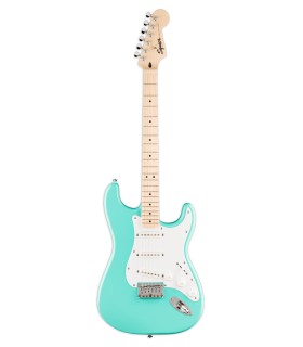Guitarra elétrica Fender modelo Squier Sonic Strat HT com acabamento em Seafoam Green (Verde)