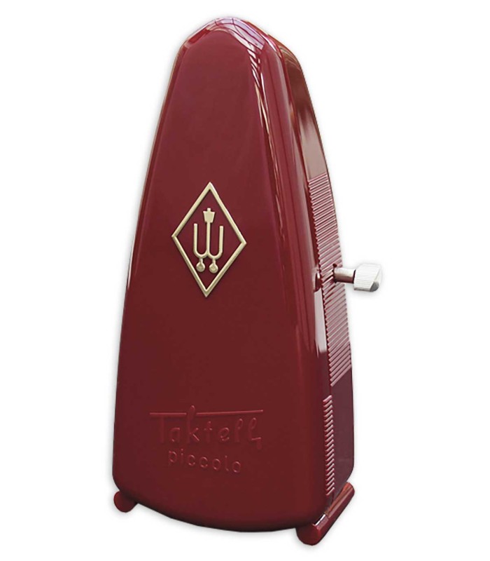 Metrónomo Wittner modelo 834 Piccolo Rubi com acabamento vermelho escuro