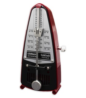 Metrónomo Wittner modelo 834 Piccolo Rubi com caixa de plástico