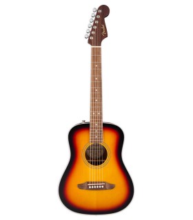 Acoustic guitar Fender model Redondo Mini with spruce top and 3-color-sunburst finish