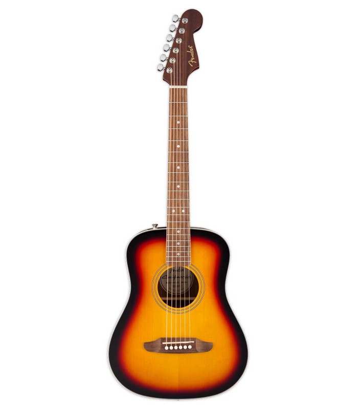 Guitarra acústica Fender modelo Redondo Mini  con tapa en abeto e acabado en 3-color-sunburst
