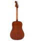 Laminated Sapele back and sides of the folk guitar Fender model California Standard Redondo natural