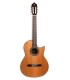 Classical guitar Sulayr with solid cedar top, lattice system and cutaway