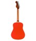 Fundo e ilhargas em sapele da guitarra acústica Fender modelo Redondo Mini
