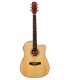 Beckman BKM/DCE-SPR Electro-Acoustic Guitar with pine top