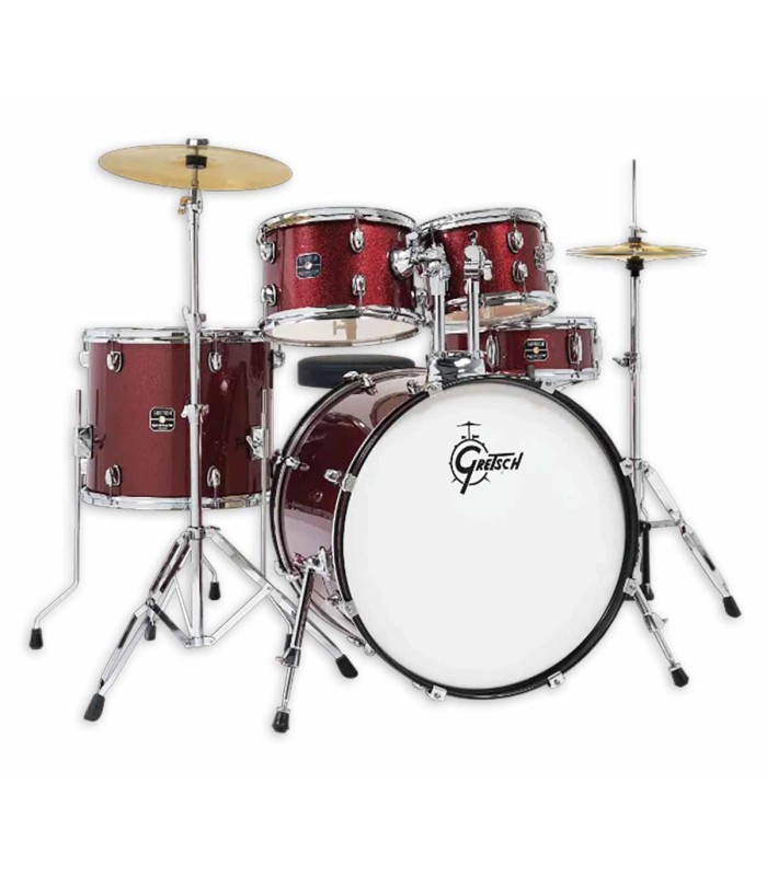 Bateria Gretsch Renegade 5 Peças com Pratos e Ferragens