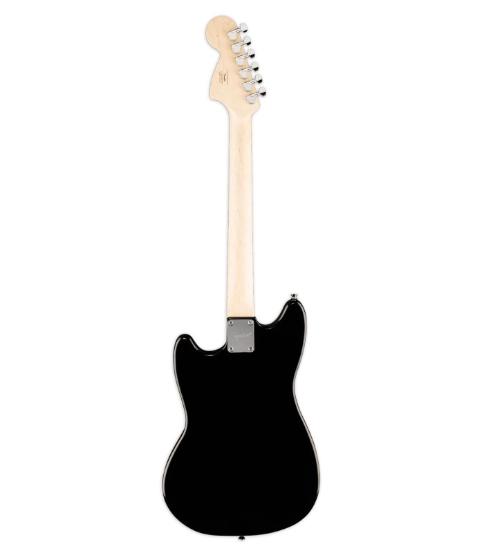 Electric guitar Fender model Squier Sonic Mustang LRL Black with maple neck