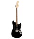 Electric guitar Fender model Squier Sonic Mustang LRL Black with Ceramic Humbuckers