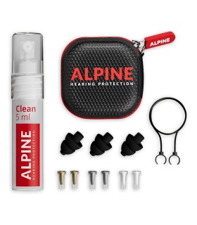 Ear protector Alpine model Musicsafe Pro in color black with 3 levels of protection for ears