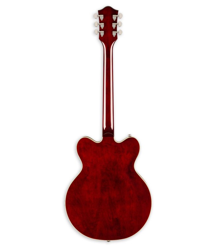 Maple bacl and nato neck of the electric guitar Gretsch model G2622 Streamliner Cadillac Green