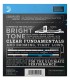 Costas da embalagem do jogo de cordas D'Addario modelo EXL220-5 40 125 para baixo de 5 cordas
