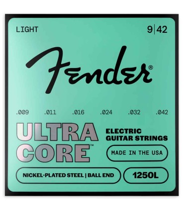 String set Fender model 1250L Nickel Plated Steel Ultracore of 009-042 gauge for electric guitar