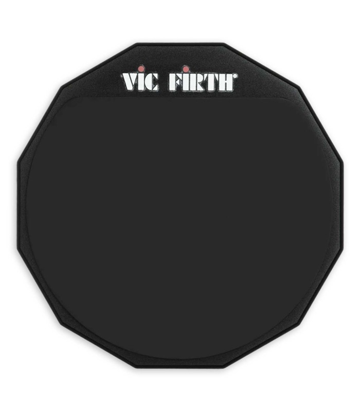 Hard black rubber side of the Vic Firth model VFPAD12 12"