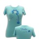 T shirt Fender Azul Pick Petal Senhora Size XL