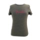 Fender T shirt Gray with Logo Lady Size L