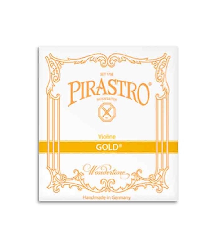 Cuerda Pirastro Gold 315121 para Violín 4/4 Mi con Bola