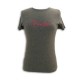Fender T shirt Gray with Logo Lady Size M