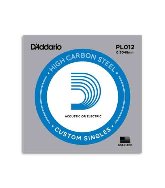 Daddário Electric or Acoustic Guitar String PL012 High E Steel