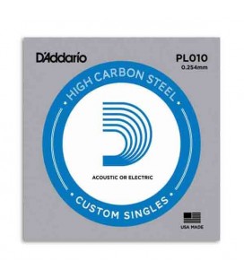 Corda DAddario PL010 para Guitarra Elétrica ou Acústica Aço