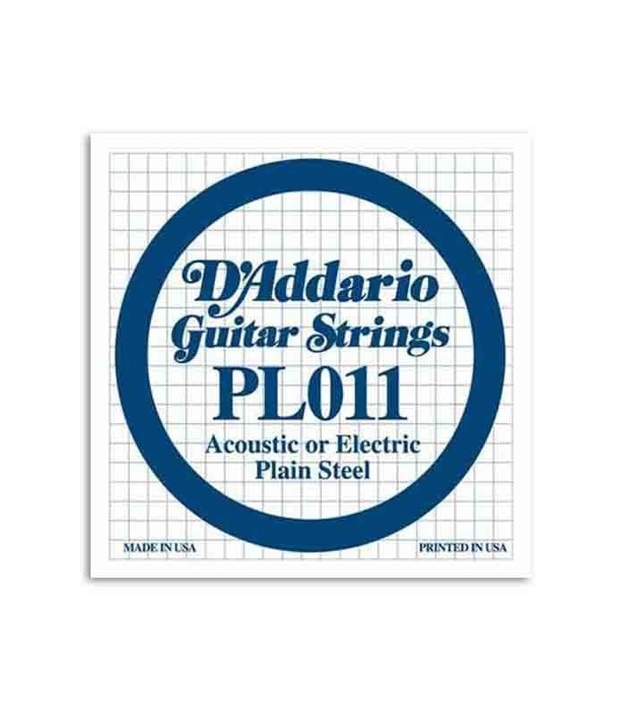 Individual String DAddario 011 Steel Electric or Acoustic Guitar