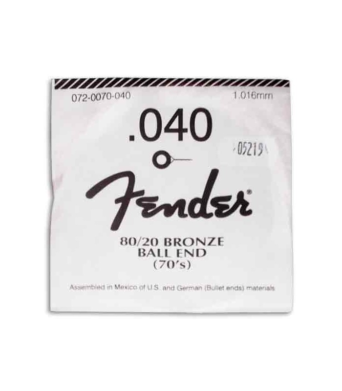 Package of string Fender 040