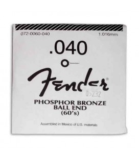 Cuerda Indidual Fender Guitarra Acústica Bronce 040W