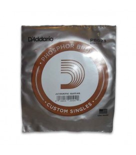 Corda Individual DAddario 3a SOL 023 para Guitarra Acústica