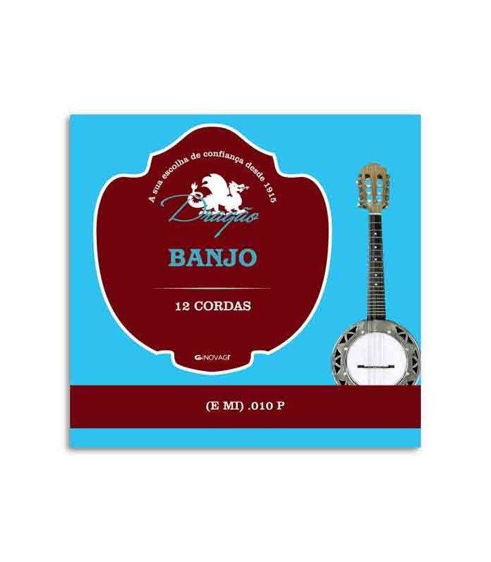 Corda Individual Dragão 888 para Banjo .010 1ª Mi