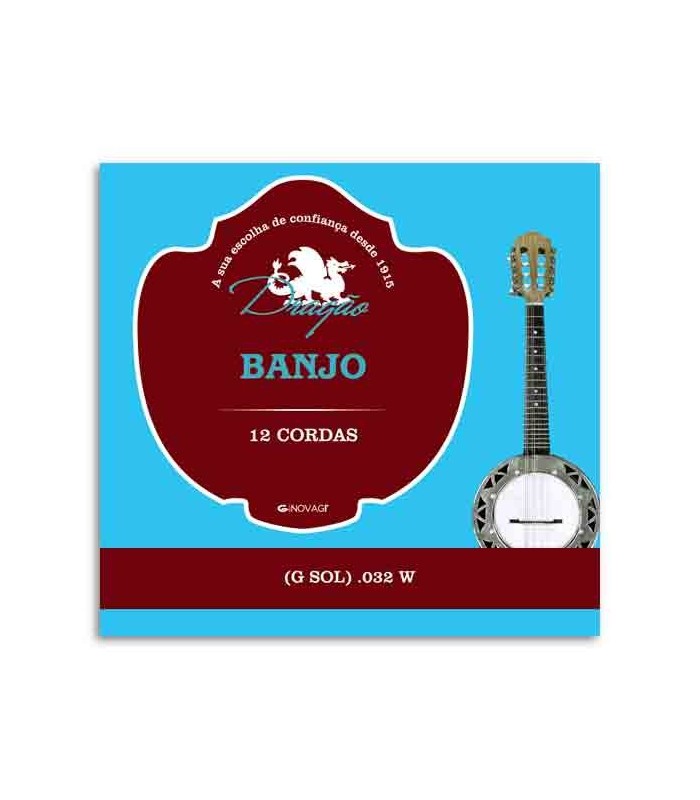 Corda Individual Dragão 891 para Banjo .032 4ª Sol