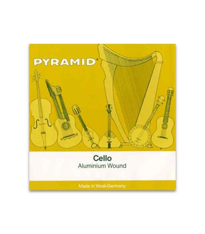 Pyramid 170100 Cello 4/4 Aluminium String set Salão Musical