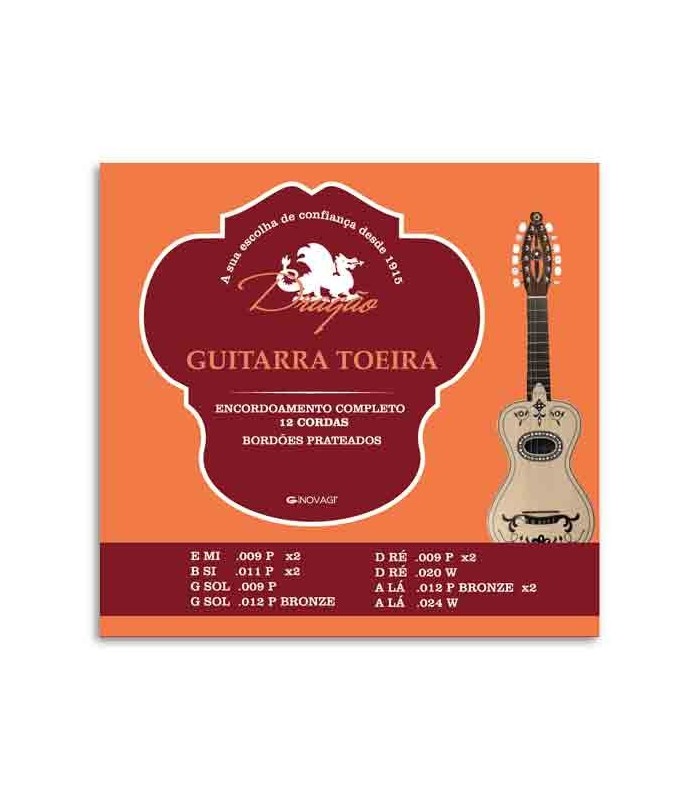 Juego de Cuerdas Dragão 012 para Viola Toeira