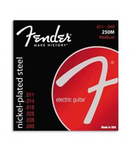 Juego de Cuerdas Fender 250M para Guitarra Eléctrica Nickel Plated Steel 011 049
