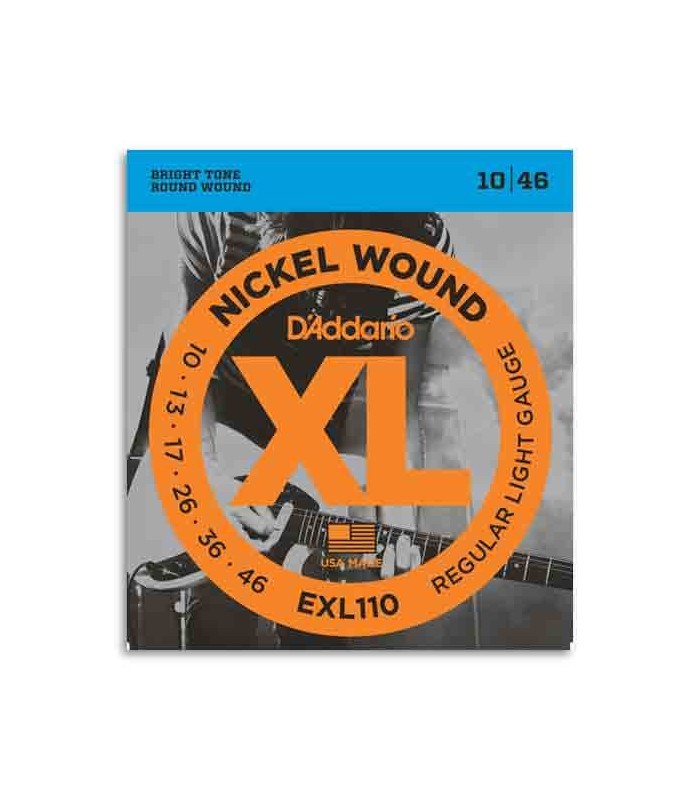 Cordas D'Addario
EXL110 para guitarra elétrica 