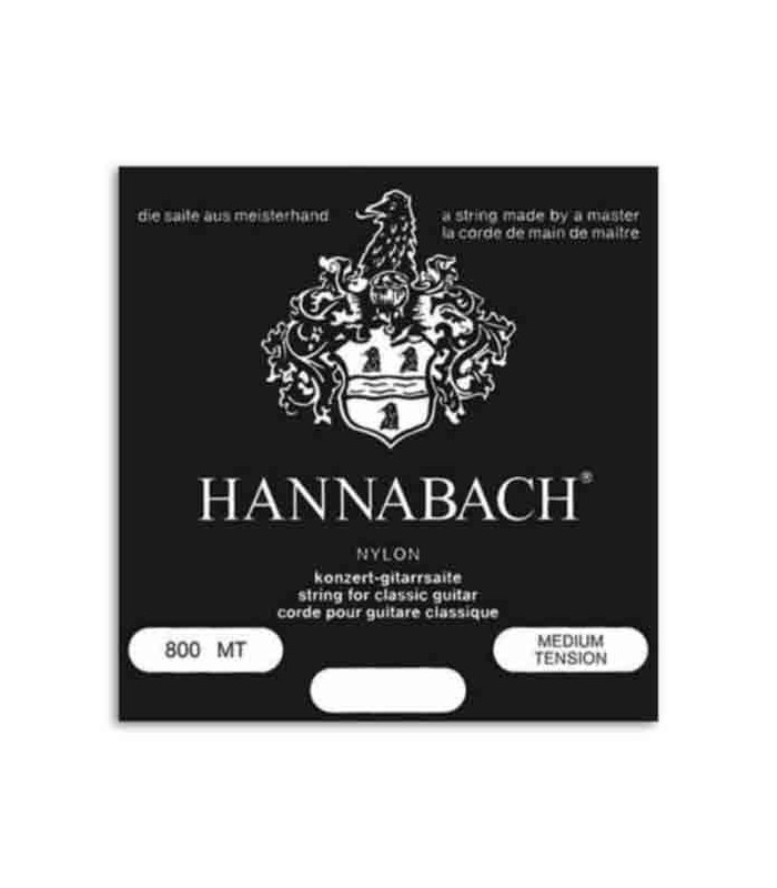 Capa da embalage del juego de cuerdas Hannabach E800MT