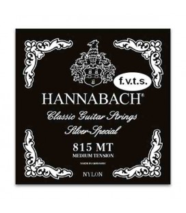 Jogo de Cordas Hannabach E815MT Guitarra Clássica Nylon Média Tensão