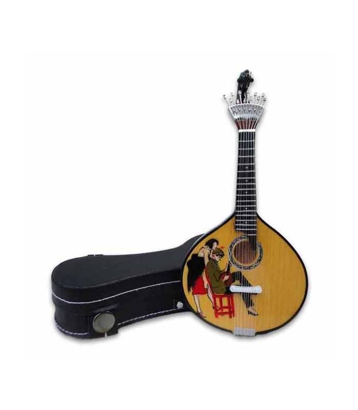 Miniatura Artcarmo 526 Guitarra Portuguesa con Estuche Stuart Carvalhais