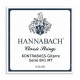 Cover of package for string set Hannabach E841MT4S