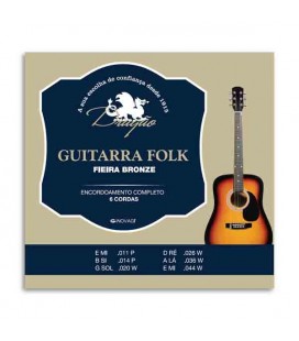 Jogo de Cordas Dragão 045 para Guitarra Folk 6 Cordas 1200
