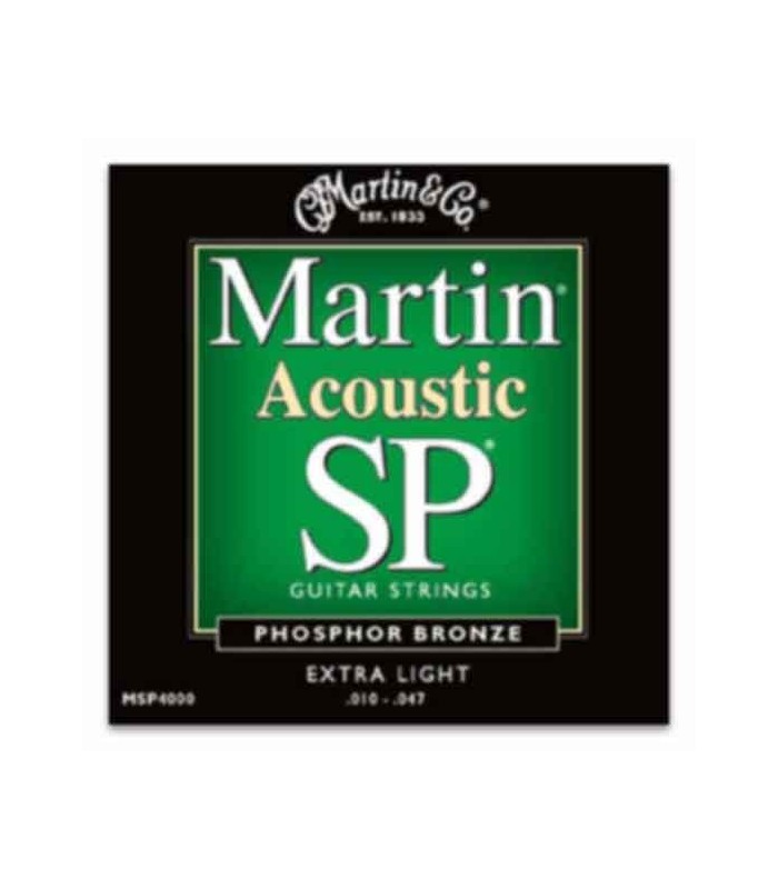 Martin Folk Guitar String Set MSP4000 Phosphor Bronze 010