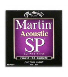 Juego de Cuerdas Martin MSP4050 para Guitarra Folk Phosphor Bronze 010